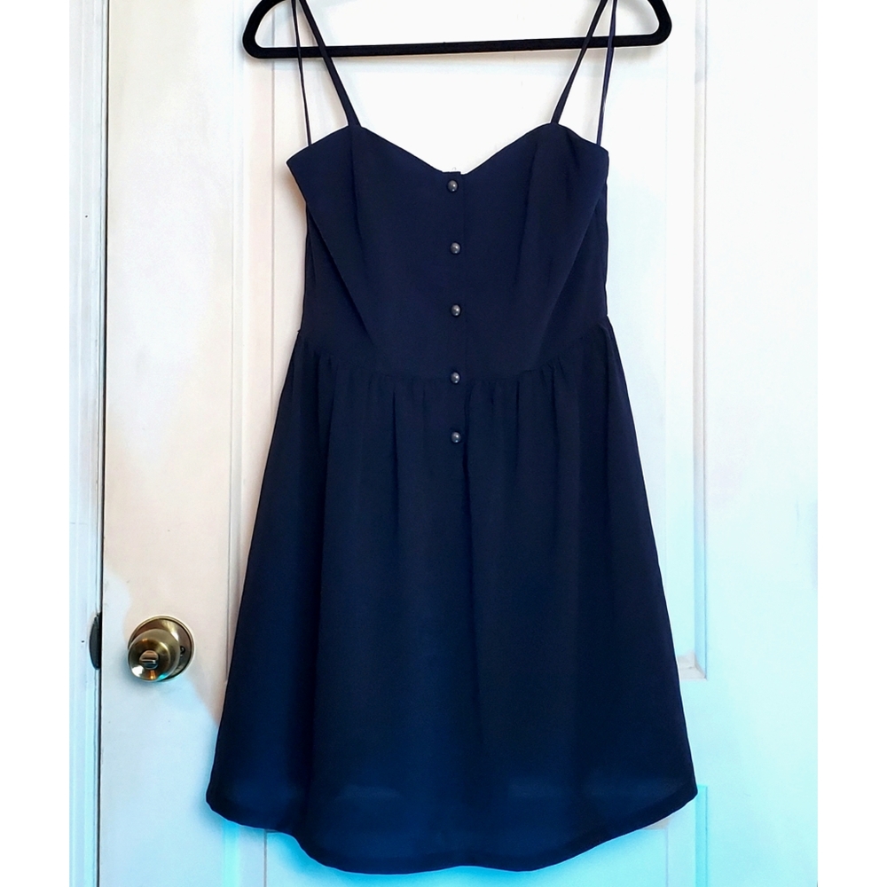 Audrey 3+1 Navy Blue cute short dress